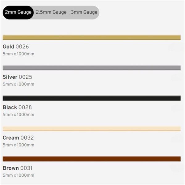 Polyflor Standard Feature Strip - Solid Black