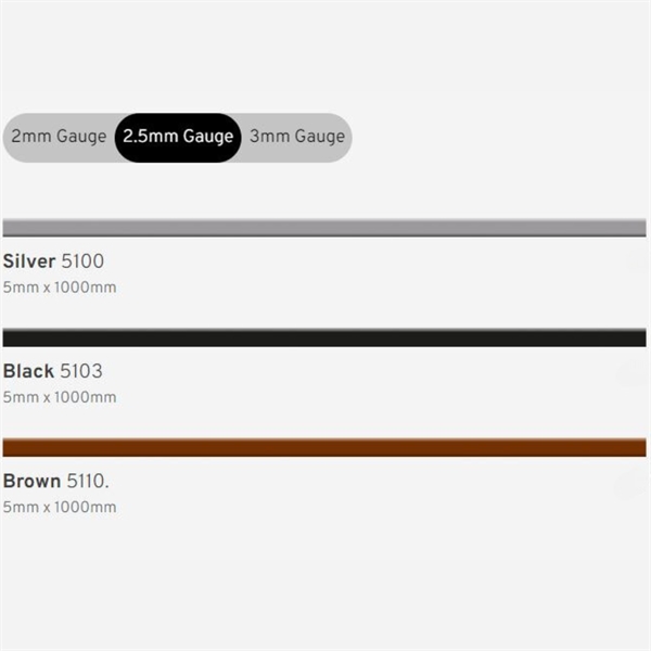 Polyflor Standard Feature Strip - Silver