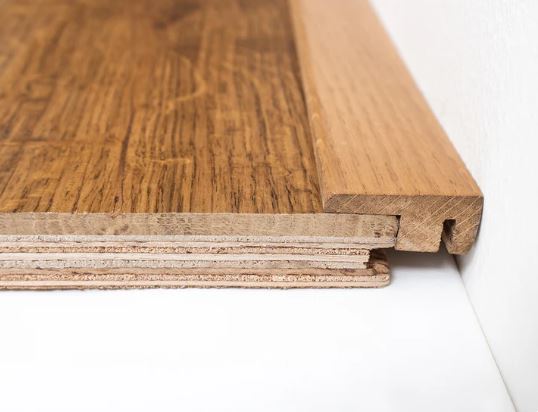 Engineered Wood End Profile - 0.9m Golden Oak